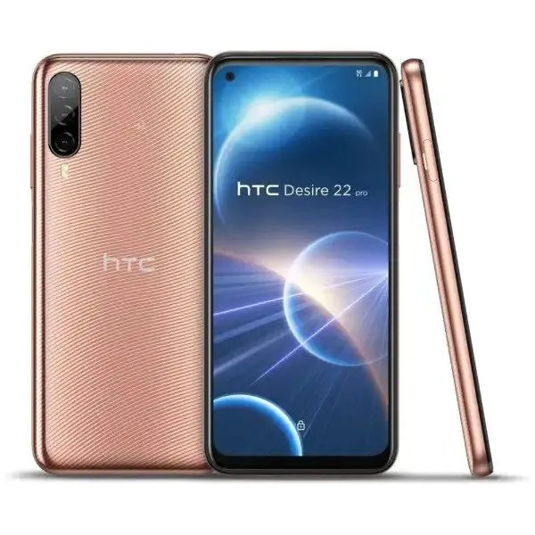 HTC Desire 22 Pro Smartphone 128GB 8GB RAM Cherry Blossom Pink SIM Free New