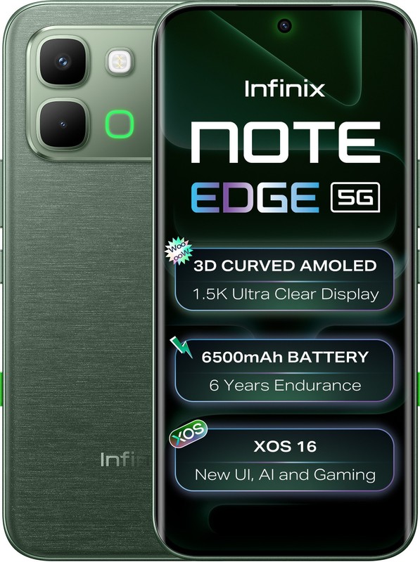 Infinix Note Edge (Lunar 8GB/256GB) MediaTek Dimensity 7100 NFC Global Version. gallery