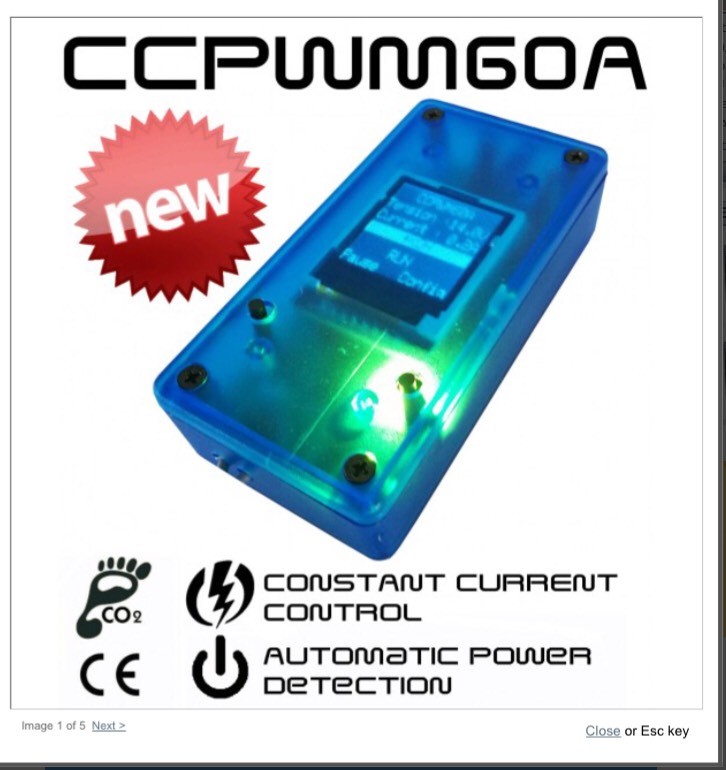 PWM 60A controllo del generatore hho con Rilevamento automatico di potenza