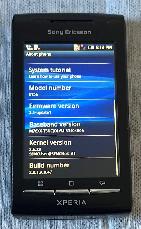 Sony Ericsson Xperia X8 (E15a) Classic Android Smartphone – Tested & Working