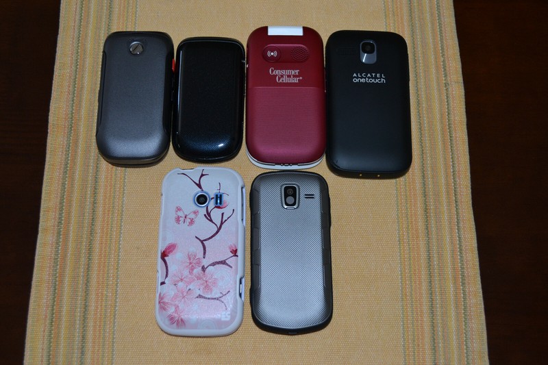 Lot of 6 Phones **EXCELLENT** LG Revere/Extravert/Samsung Convoy/Intensity/DORO gallery