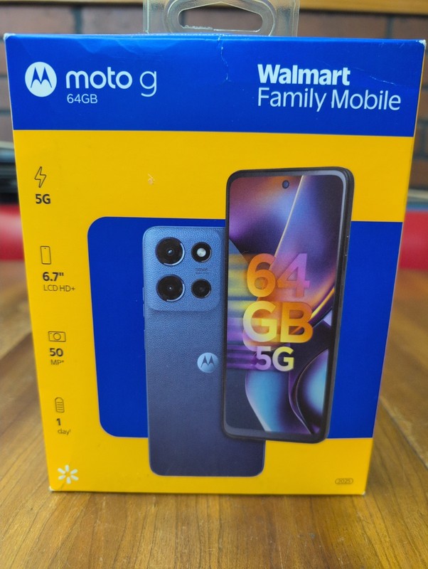 Motorola Moto G 2025 5G 64GB Blue (Total/Walmart Family Mobile Rebrand) NEW