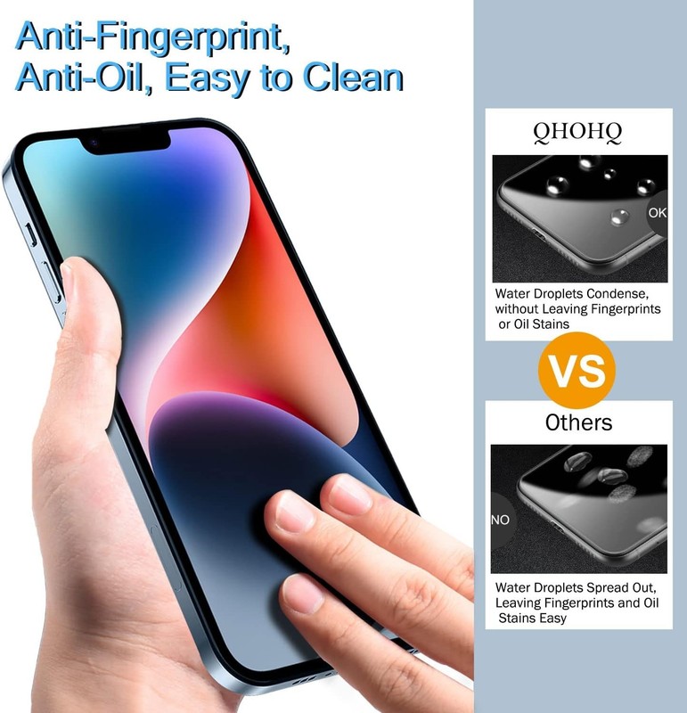 3PCS Screen Protector & Camera Lens Protector for iPhone 14 / iPhone 13 6.1 Inch gallery