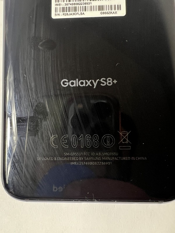 Samsung Galaxy S8+ Plus G955U1 Black UNLOCKED AS-IS For Parts or Repair **READ** gallery