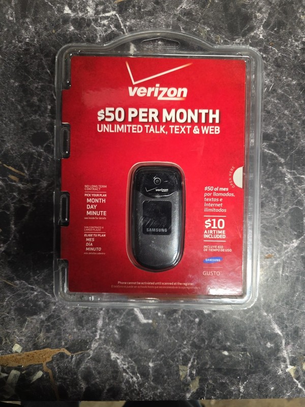 Samsung Gusto SCH-U360 – Metallic Gray Verizon Cellular Phone NEW Sealed Box