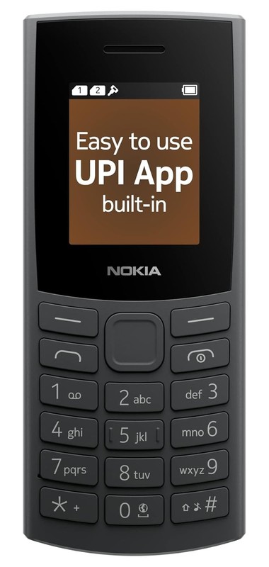 Nokia 106 4G Keypad Phone with 4G, , Long-Lasting Battery, Wireless FM Radio.