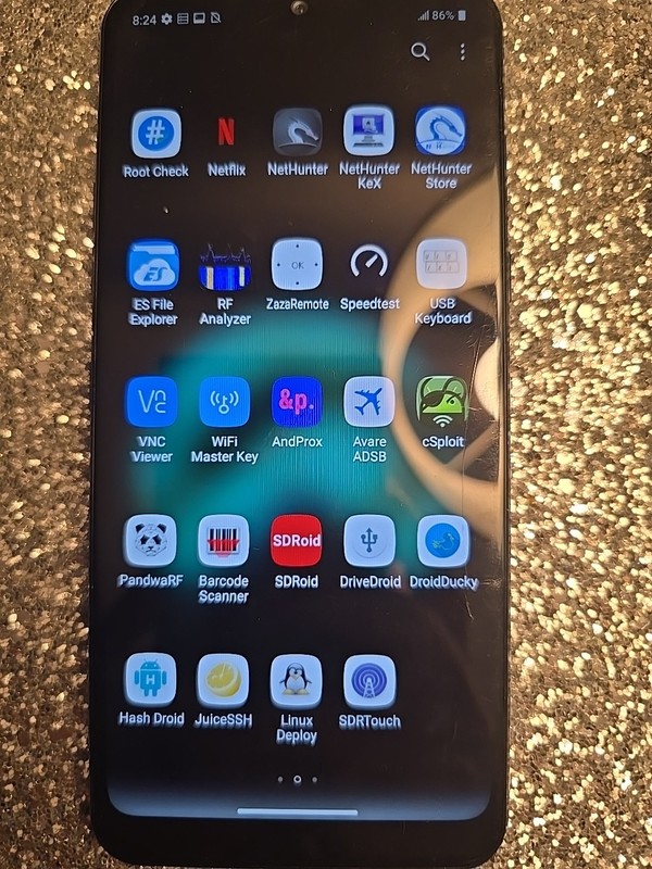 Rooted LG K51 Nethunter Pentest Device gallery
