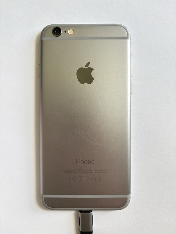 Apple iPhone 6 - 64GB - Space Gray (AT&T 36.0.2) A1549 12.4.8 - Good Condition gallery