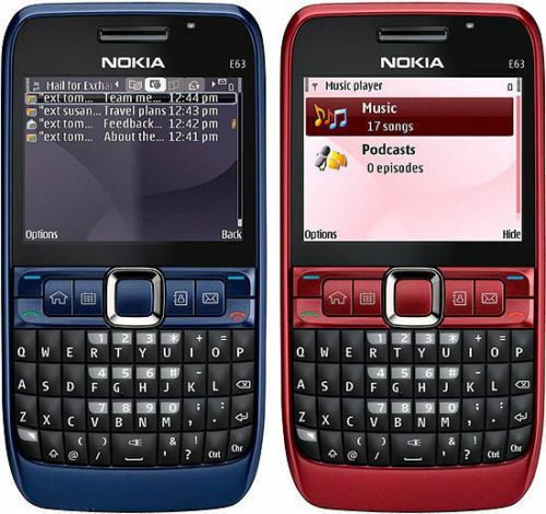 Unlocked QWERTY Keypad Nokia E63 Wifi 3G Camera 2MP Mp3 Player Mobile Bar Phone gallery