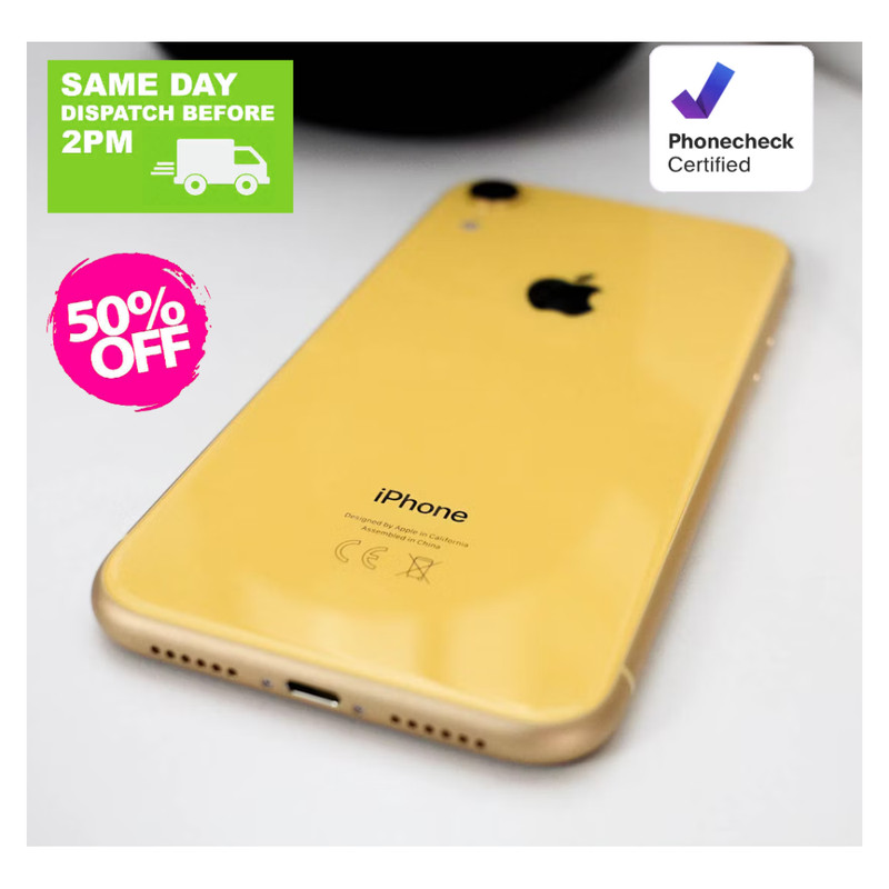 Apple iPhone XR 64GB CDMA GSM Unlocked Att Metro PCS Verizon Wi-Fi Very Good