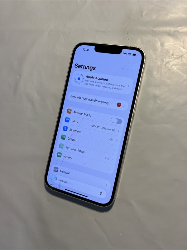 Apple iPhone 14 - 128GB (Unlocked) CRACKED GLASS - BAD CAM (#T29) gallery