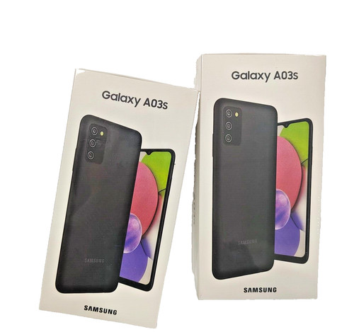 New Samsung Galaxy A03s SM-S135DL 32GB 3GB Unlocked Android Smartphone – Black