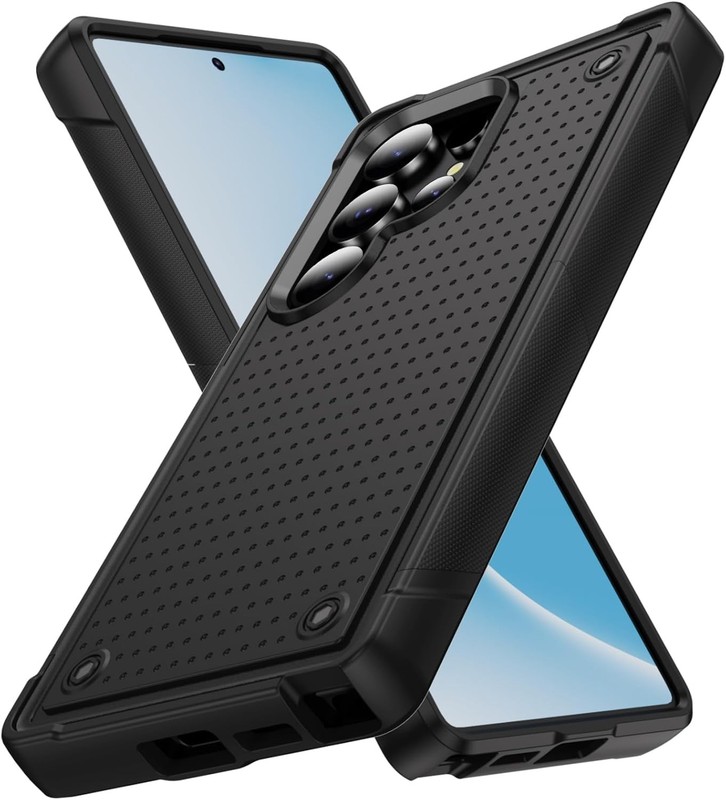 Designed for Samsung Galaxy S25 Ultra Case 2 in 1 Gift Militay Grade Drop Protec