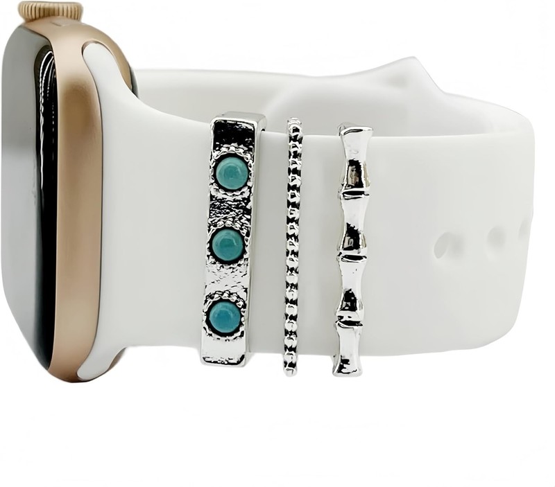 Watch Band Charms Compatible with Apple Watch Series 9 8 7 6 5 4 3 2 1 iWatch St