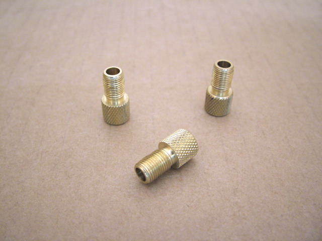 New Presta to Schrader Valve Adapters (Qty = 3) for One Low Price