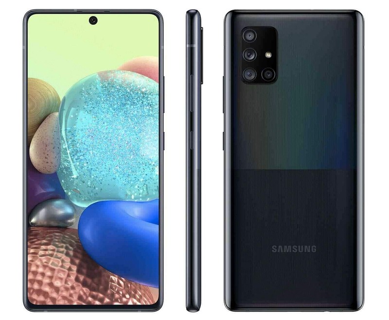 Samsung Galaxy A71 5G 6.7 » Verizon Only 128 GB – Black – Good (Light Burn)