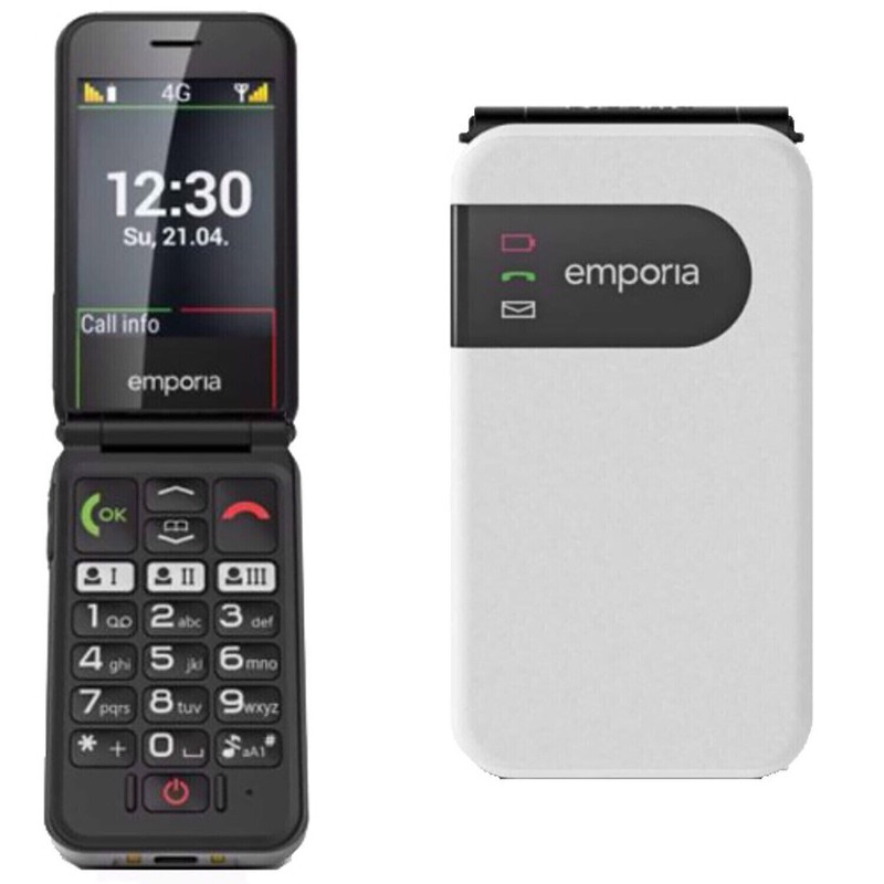 BNIB Emporia Simplicity Glam (4G) Black 128MB + 48MB Single-SIM Unlocked GSM