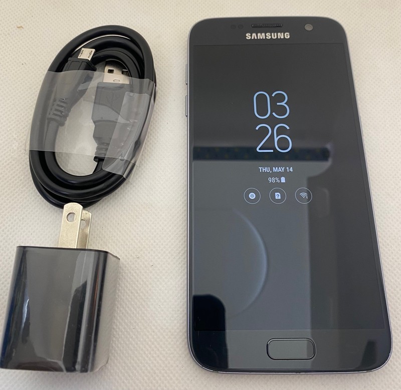 Original Samsung Galaxy S7 (G930U) GSM Unlocked 32GB Black Smartphone GOOD B+ US