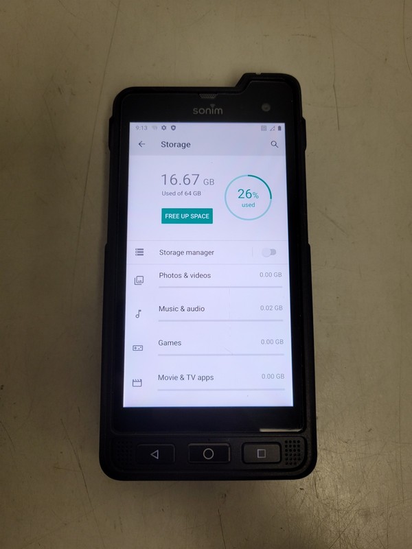 SONIM XP8 XP8800 AT&T 64GB GSM PPT RUGGED SMARTPHONE BLACK used