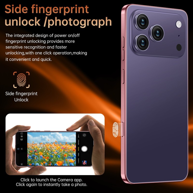 Unlocked Cell Phone G17 Pro Max 256GB Dual Sim 5G Smartphone Android Cheap Phone gallery