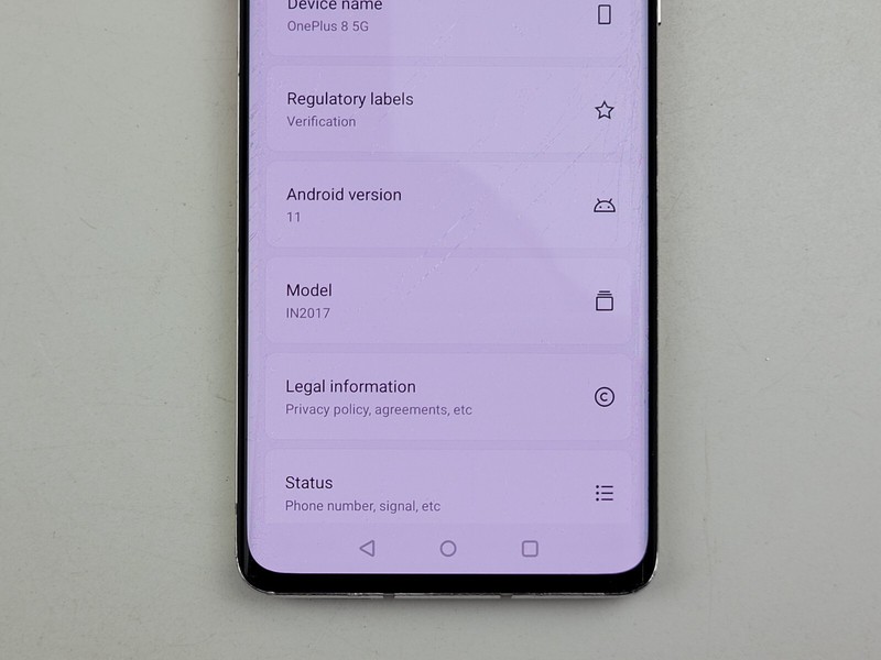 OnePlus 8 5G (IN2017) 128GB (T-Mobile) - POOR CONDITION - Clean IMEI - J6367 gallery