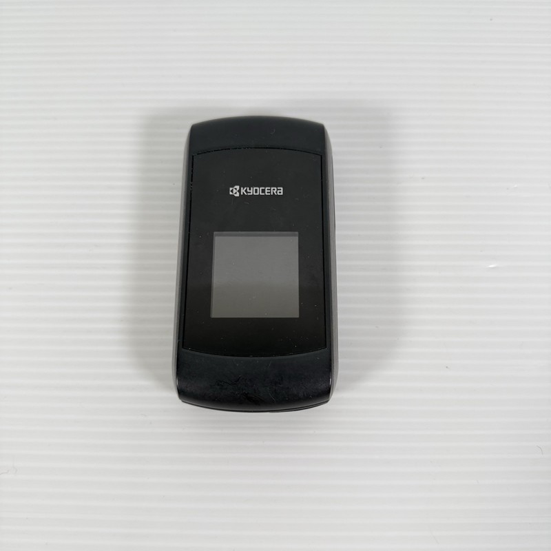 Kyocera Kona S2150 Flip Phone Black Gray Cricket Untested/ Sold As Is
