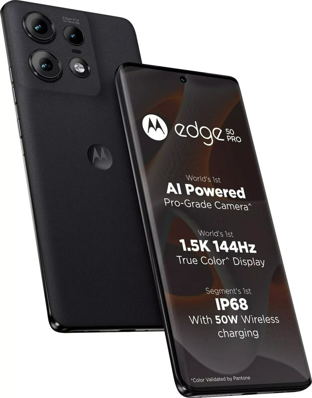 MOTOROLA Edge 50 Pro 5G Black 256GB 12GB RAM 6.7&Prime; 50MP Dual Sim Global Version F