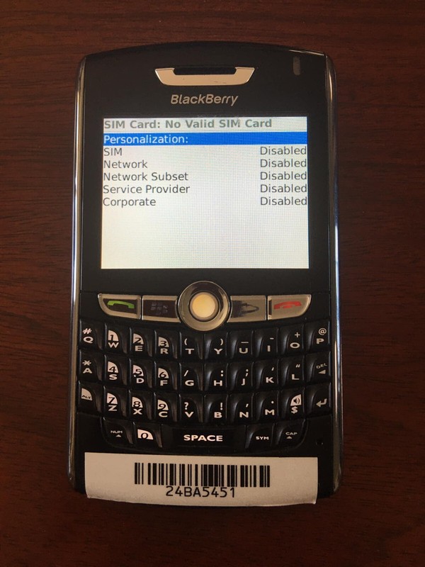 #D3 Lot of 5 Blackberry World 8820 AT&T GSM QuadBand UNLOCKED ~~NO ACCESSORIES~~ gallery