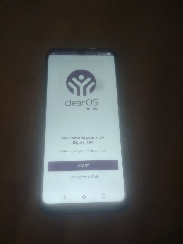 Clear Freedom Phone Pearl White Clearphone 220 New Open Box