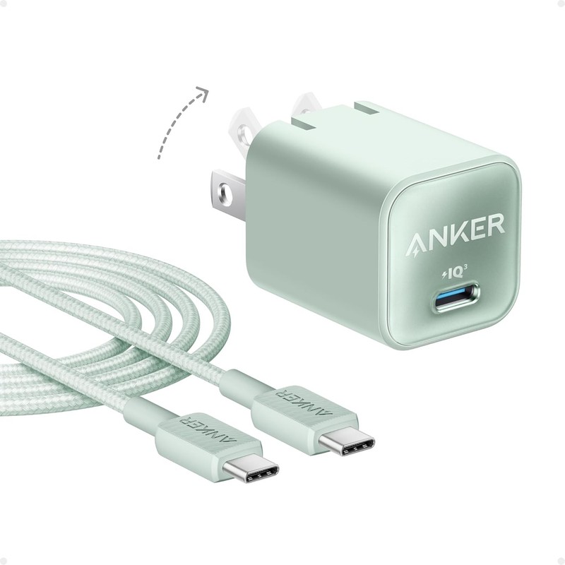 30W USB-C Fast Charger Adapter for iPhone 17/16, Galaxy