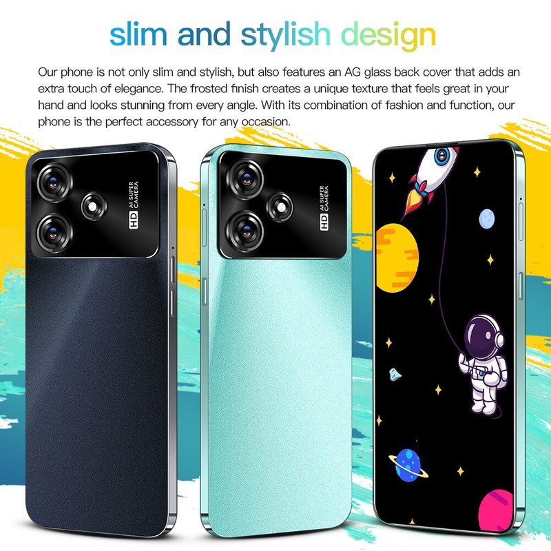 NEW M6 Pro Smartphone 16+1TB 7.3'' Android 13 Unlocked 50+108MP 8000mAh Dual SIM gallery
