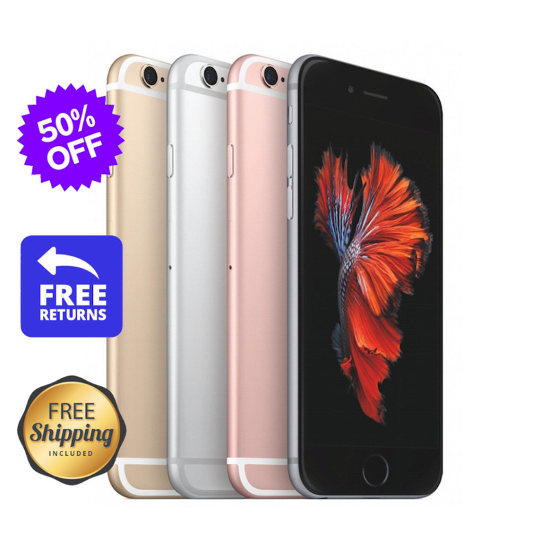 Apple iPhone 6s 64/16GB A1688/A1633 Unlocked Verizon – Gold/Silver