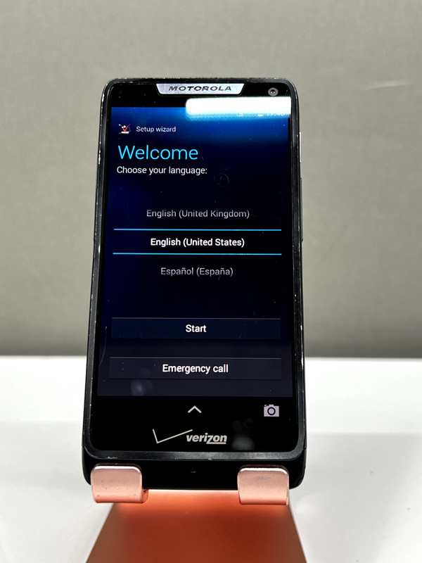 Motorola Droid RAZR XT912 8GB Android 4.4.2 Smartphone Tested Working
