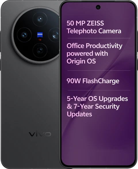 vivo X200T Unlocked (Stellar Black, 256 GB 12 GB RAM)