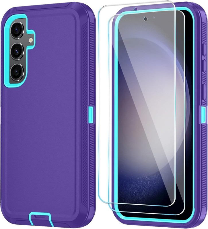 Heavy Duty Shockproof Phone Case for Samsung Galaxy S23 FE with HD Screen Protec