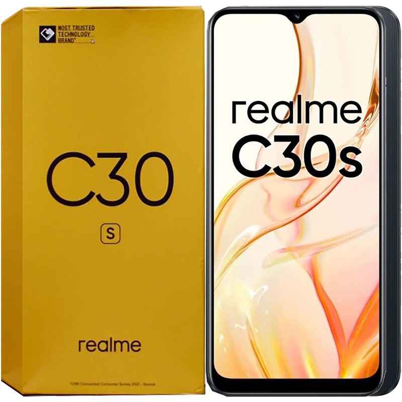 Realme C30s 4G Stripe Black 32GB + 2GB Dual-SIM Factory Unlocked GSM NEW