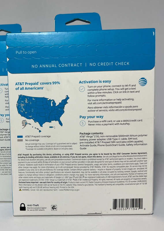 AT&T Verge 2 5G, 64GB, Ivory White At&t Prepaid Smartphone gallery