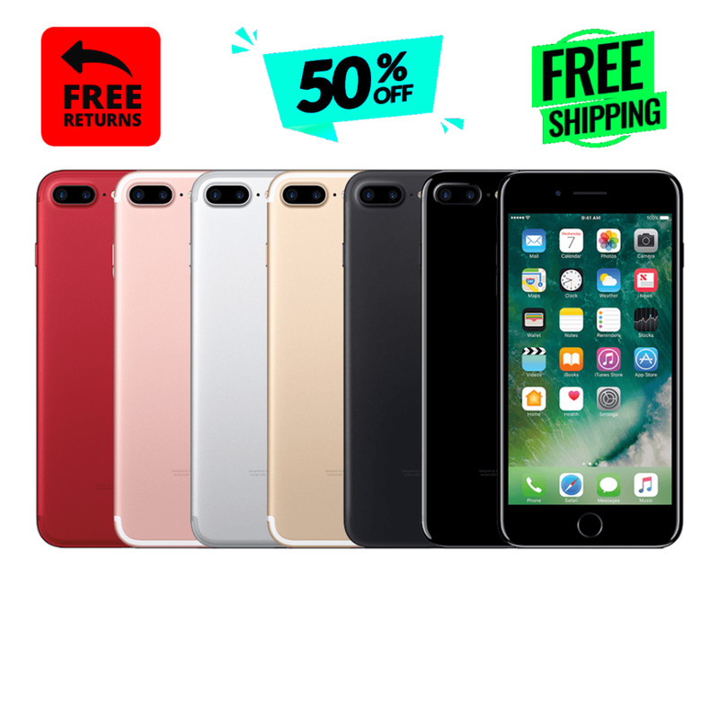 Apple iPhone 7 Plus Unlocked SmartPhone ATT Verizon Screen 5.5&Prime; 128GB 32GB