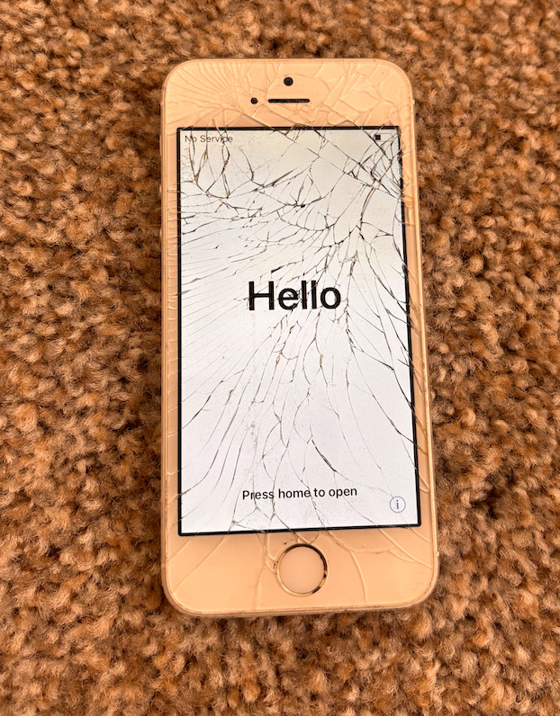 ***Apple iPhone 5 Silver & White — Used — Tested!***