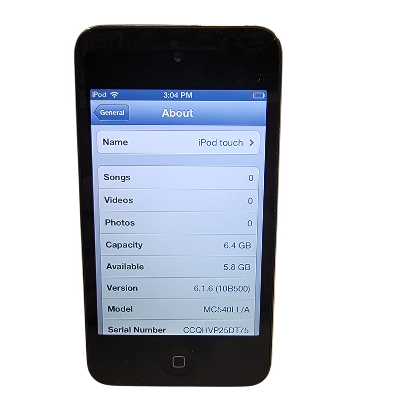 Apple iPod Touch 4th Gen 8GB Black (MC540LL/A) iOS 6.1.6 Wi-Fi MP3 Player gallery