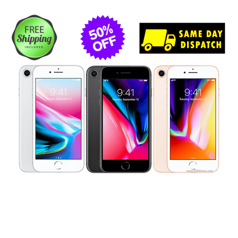 Apple iPhone 8 64GB 256GB Red Gold Silver Unlocked Verizon AT&T Phone