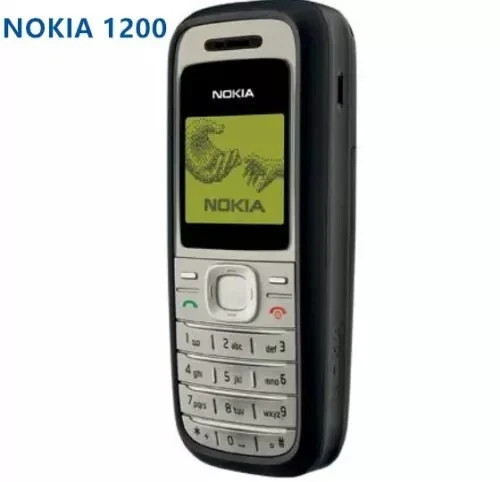 Nokia 1200 BlackUnlocked 2G GSM 900/1800 Good Quality Cellular Phone gallery