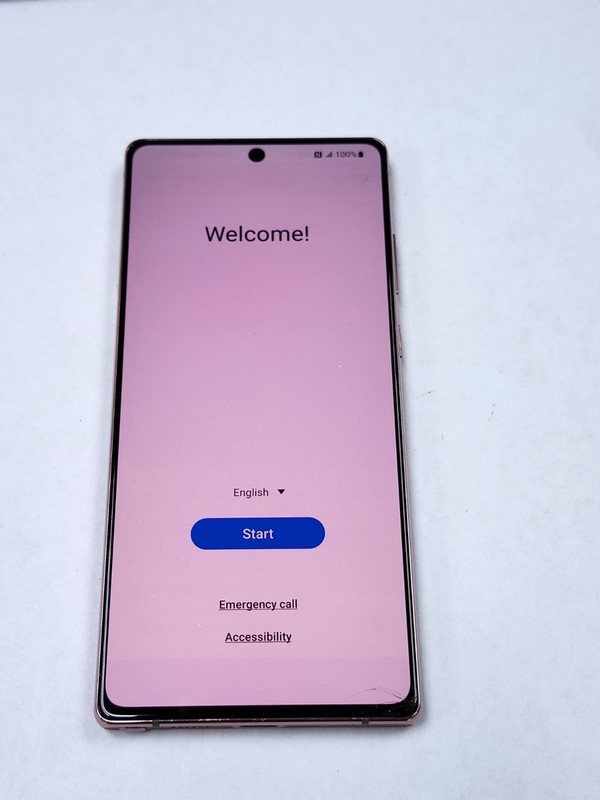 DEFECTIVE – Samsung Galaxy Note 20 5G – 128GB – Bronze – GSM Unlocked – 11574