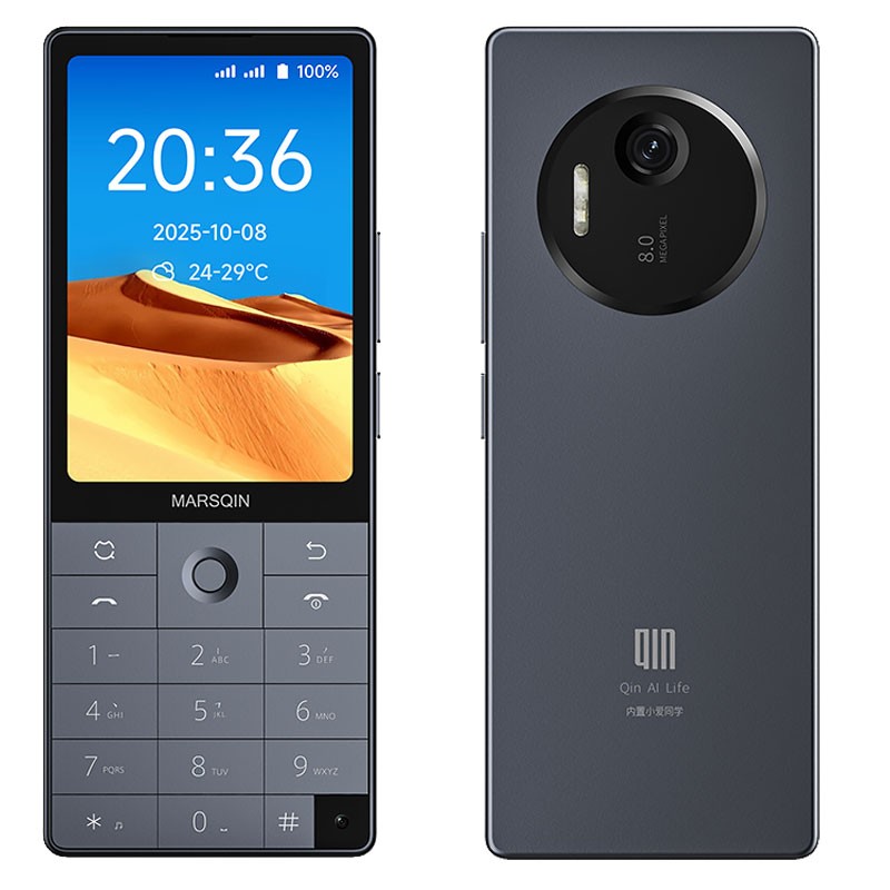 Unlocked QIN F25 4G LTE Android 14 Phone Dual SIM Phone QWERTY Keyboard Mobile