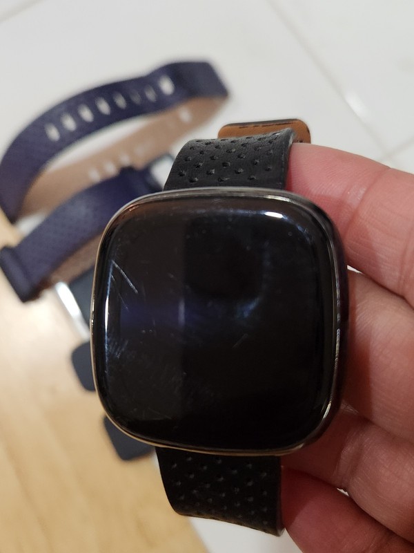 Fitbit Sense 2 Advanced Health and Fitness Smartwatch S & L Band Included, Black