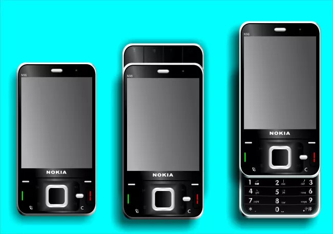 N96 Original Nokia N96 Mobile Phones 3G WIFI GPS Unlocked nokia Cell Phones 16G