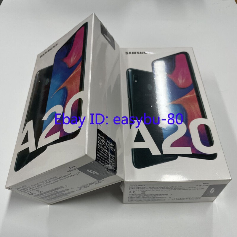 Samsung Galaxy A20 SM-A205U 32GB ROM 3GB RAM 6.4&Prime; Unlocked Smartphone-New Sealed
