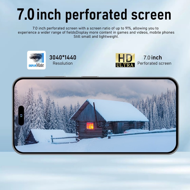 Unlocked Cell Phone Smartphone 14 Pro Max 5G 256GB Android Cheap Phone 5800mAh gallery