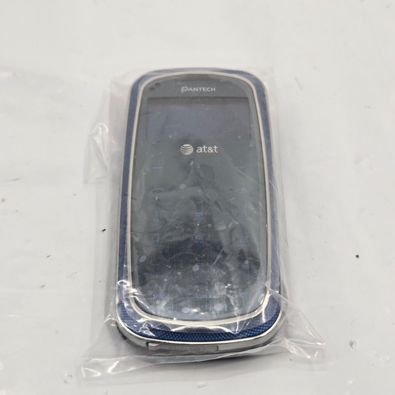 Pantech Rare Flip Phone Model: P7000 Blue &Silver AT&T (NEW OPEN BOX)
