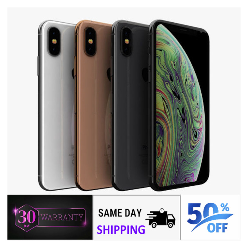 Apple iPhone XS Unlocked Screen 5.8&Prime; 64GB 256GB Verizon At&t T-Mobile GSM 4G